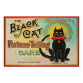 Black Cat Fortune Telling Game Fotodruck (Vorne)