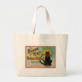 Black Cat Fortune Telling Game Jumbo Stoffbeutel (Vorne)