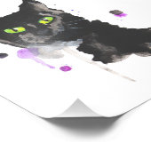 Black Cat Foto Print (Ecke)