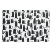 Black Cat Fun Kissenbezug (Rückseite-Links)