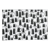 Black Cat Fun Kissenbezug (Vorderseite-Rechts)