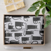 Black Cat Fun Seidenpapier (Geschenk)