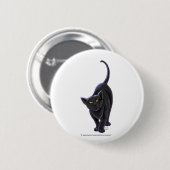 Black Cat Geschenke & Accessoires Button (Vorne & Hinten)