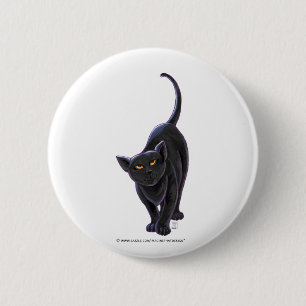 Black Cat Geschenke & Accessoires Button