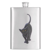 Black Cat Geschenke & Accessoires Flachmann (Vorderseite)