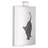 Black Cat Geschenke & Accessoires Flachmann (Rechts)