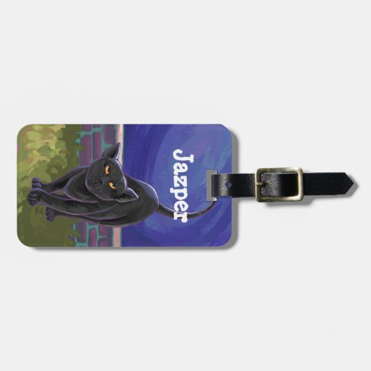 Black Cat Geschenke & Accessoires Gepäckanhänger (Vorderseite horizontal)