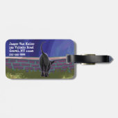 Black Cat Geschenke & Accessoires Gepäckanhänger (Rückseite horizontal)