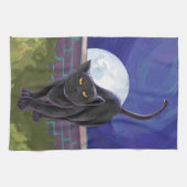 Black Cat Geschenke & Accessoires Handtuch (Horizontal)
