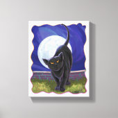 Black Cat Geschenke & Accessoires Leinwanddruck (Vorderseite)
