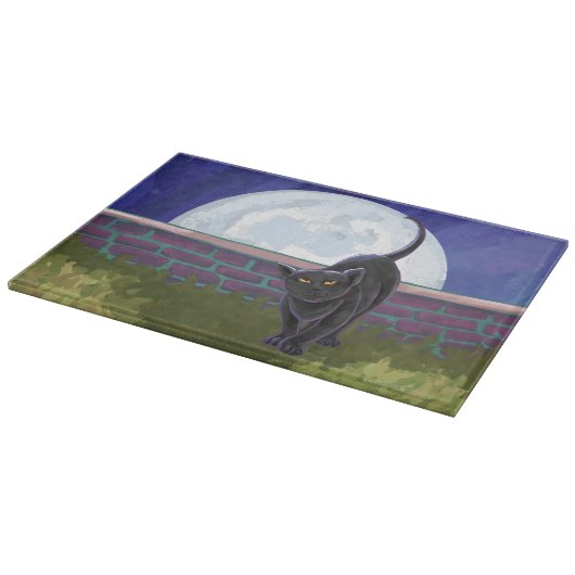 Black Cat Geschenke & Accessoires Schneidebrett (Ecke)