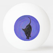 Black Cat Geschenke & Accessoires Tischtennisball (Rückseite)
