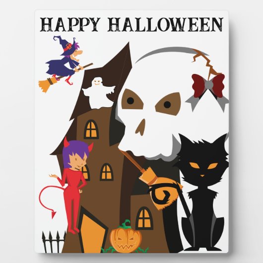 Black Cat Geschenke Fotoplatte (Vorderseite)