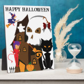 Black Cat Geschenke Fotoplatte (Seite)