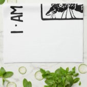 Black Cat Geschenke Geschirrtuch (Gefaltet)