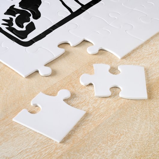 Black Cat Geschenke Puzzle (Seite)