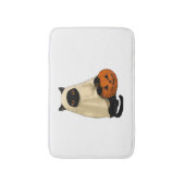 Black Cat Ghost mit Pumpkin Essential T - Shirt Badematte (Vorderseite Vertikal)