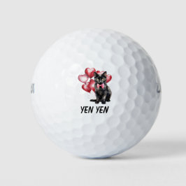 Black Cat Golf Balls - Ideal für Golfliebhaber Golfball