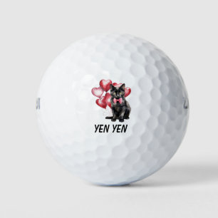 Black Cat Golf Balls - Ideal für Golfliebhaber Golfball