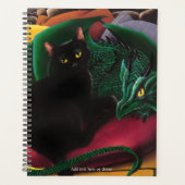 Black Cat Green Dragon Planer (Vorderseite)
