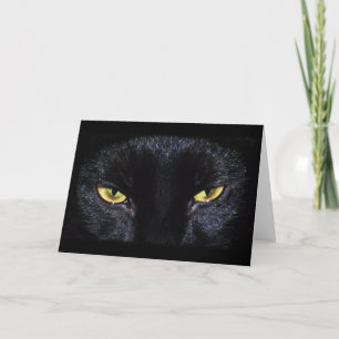 Black Cat Grußkarte Karte