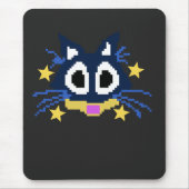 Black Cat Halloween Art - Spooky & Niedlich Mousepad (Vorne)