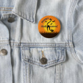 Black Cat Halloween Button (Beispiel)