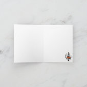 Black Cat Halloween Dankeskarte (Innenseite)