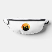 Black Cat Halloween Design Funny Cat Halloween Bauchtasche (Ablage )