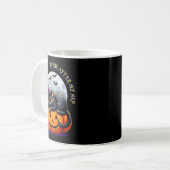 Black Cat Halloween Funny Pumpkin Costume Gift  Kaffeetasse (Vorderseite Links)