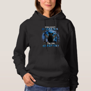 Black Cat Halloween I bin die verrückte Katze Lady Hoodie