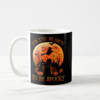 Black Cat Halloween ist die Jahreszeit für Spaß Kaffeetasse