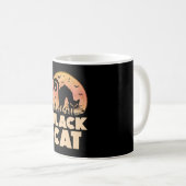 Black Cat Halloween Kaffeetasse (VorderseiteRechts)