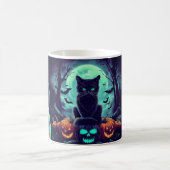 Black Cat Halloween Kaffeetasse (Mittel)