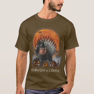 Black Cat Halloween kommt Kitty Kitten Lover T-Shirt