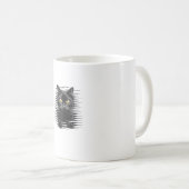 Black Cat Halloween Kostüm Spooky Kitty Cat Kitte Kaffeetasse (VorderseiteRechts)