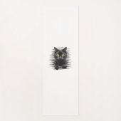 Black Cat Halloween Kostüm Spooky Kitty Cat Kitte Yogamatte (Vorderseite)