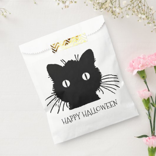 Black Cat Halloween-Leckereien Geschenktütchen (Versiegelt)