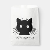 Black Cat Halloween-Leckereien Geschenktütchen (Vorderseite)