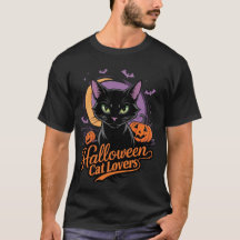 Black Cat Halloween Liebhaber Starry Night Inspiri