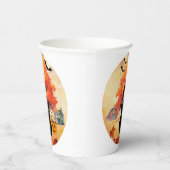 Black Cat Halloween Paper Cups Pappbecher (Rechts)