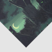 Black Cat Halloween Seidenpapier (Ausschnitt)