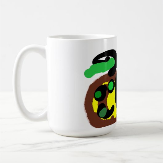 Black Cat Halloween Spaß Kaffeetasse (Links)