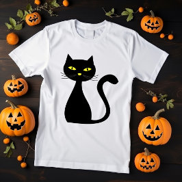 Black Cat Halloween-T - Shirt