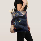 Black Cat Halloween Tasche (Von Nahem)
