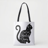 Black Cat Halloween Tote Bag Tasche (Vorderseite)