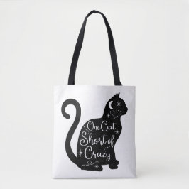 Black Cat Halloween Tote Bag Tasche