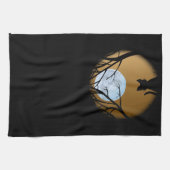 Black Cat Handtuch Black Cat Tea Handtücher Katze  (Horizontal)