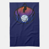 Black Cat Handtuch Black Cat Tea Handtücher Katze  (Vertikal)