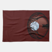 Black Cat Handtuch Black Cat Tea Handtücher Katze (Horizontal)